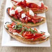 Tomato Bruschetta with Ricotta